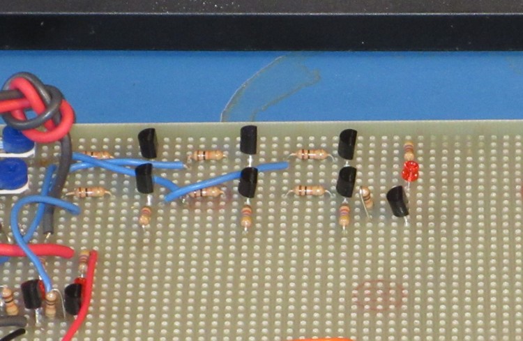 First prototype gate for the Megaprocessor.